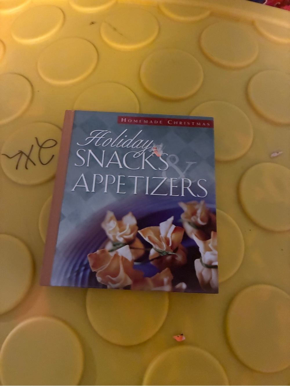 Holiday Snacks & Appetizers Cookbook - Blue Cover